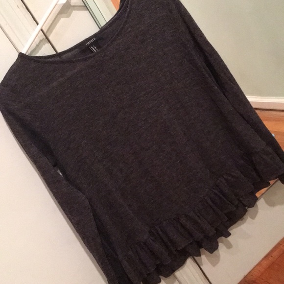 Forever 21 Tops - 5 for $25 Forever 21 | Charcoal Gray Peplum Top